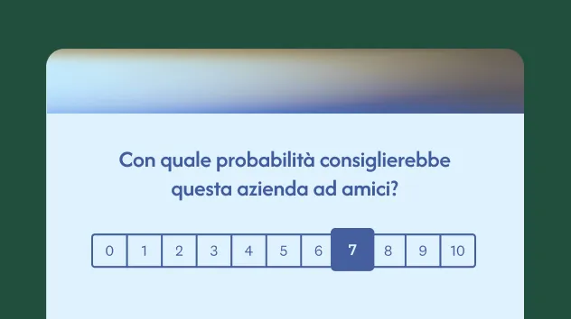 Modello di sondaggio eNPS