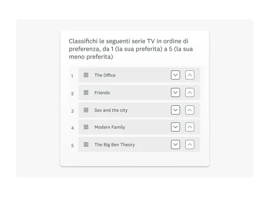 Domanda di classificazione