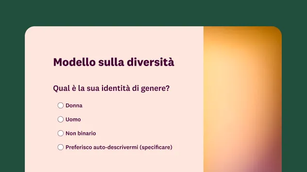 Modello di indagine sulla diversità