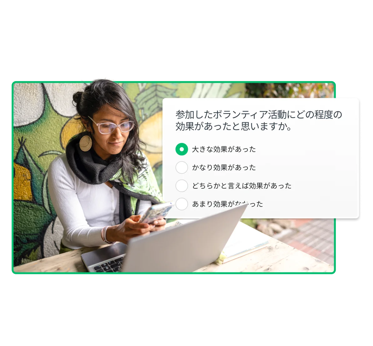 ハッピー確認、質問ページ NPOアンケート：質問、テンプレート、無料ツール