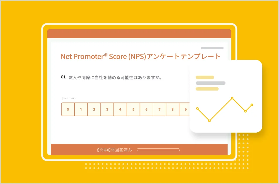 SurveyMonkey Net Promoter® Scoreアンケートテンプレートのスクリーンショット