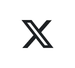 Twitter X icon