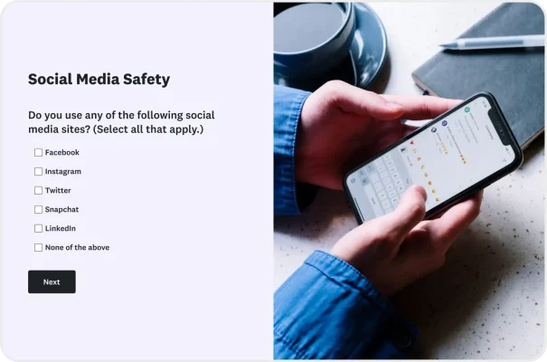 Social Media Safety Survey Template