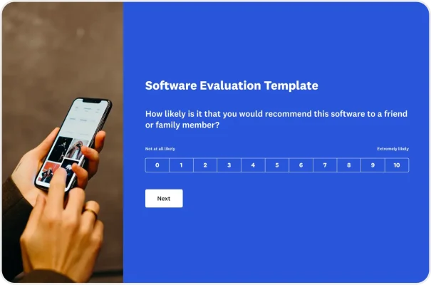 Software Evaluation Survey Template