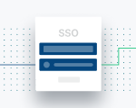 Image of SSO with lock and checkmark