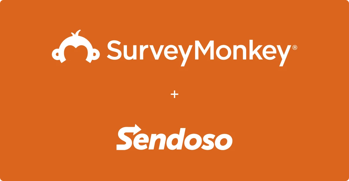 SurveyMonkey + Sendoso logos