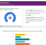 survey results dashboard example