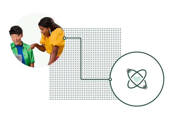 Mann og kvinne som ser på innholdet på en datamaskin