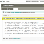 SurveyMonkey survey code