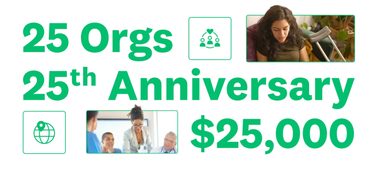 Celebrating 25 years with 25 acts of giving