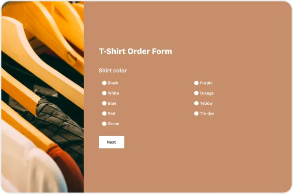 T-Shirt Order Form Template