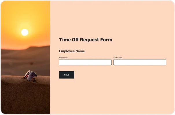 Time Off Request Form Template