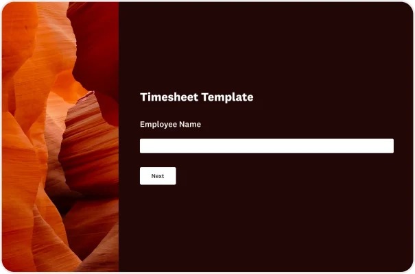 Timesheet Survey Template
