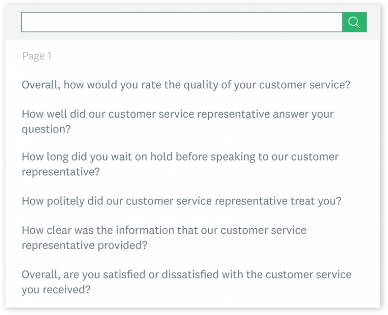 Survey Examples - Startquestion - create online surveys and forms
