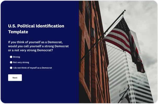 US Voter Registration Survey Template