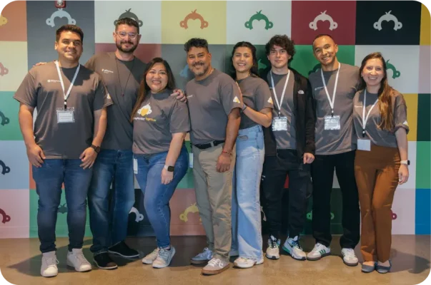 Valokuva Unidos-työntekijäryhmän jäsenistä