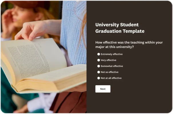 University Student Graduation Survey Template