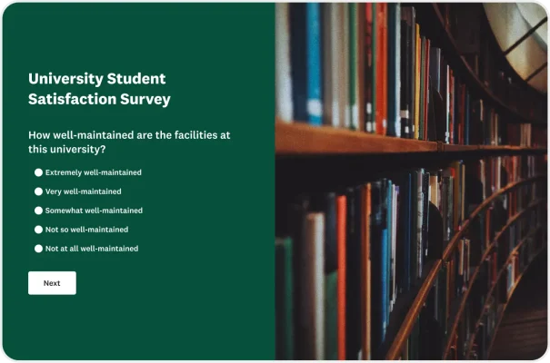 University Student Satisfaction Survey Template