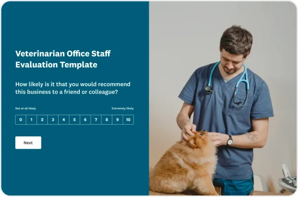 Veterinarian Performance Evaluation Survey Template