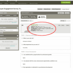 Individual responses in SurveyMonkey
