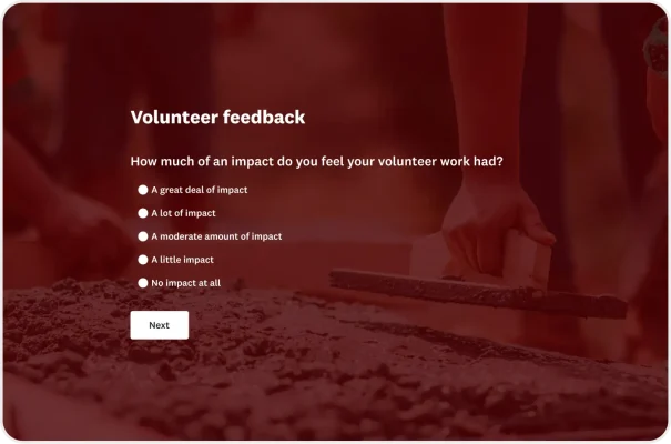 Volunteer Feedback Survey Template