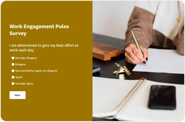 Work Engagement Survey Template