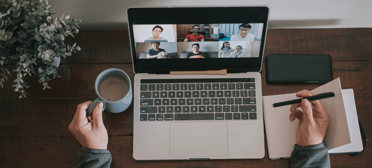 Meinungsumfrage von SurveyMonkey: virtuelle Meetings