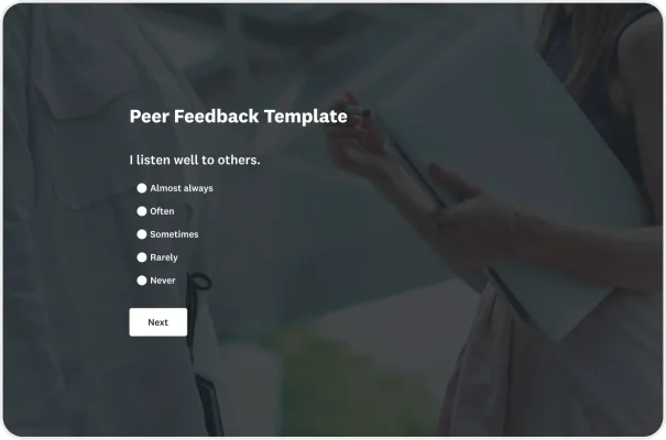 Workplace Peer Feedback Survey Template