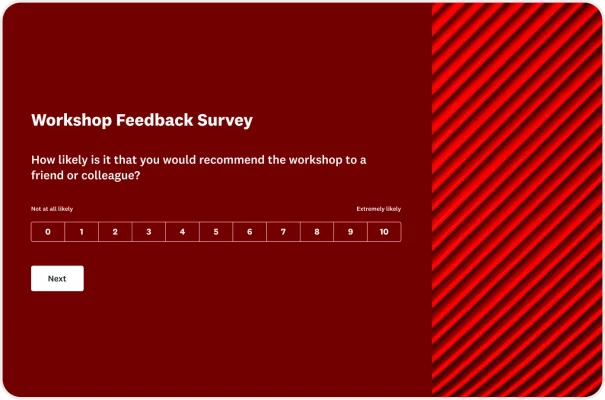 Workshop Feedback Survey Template